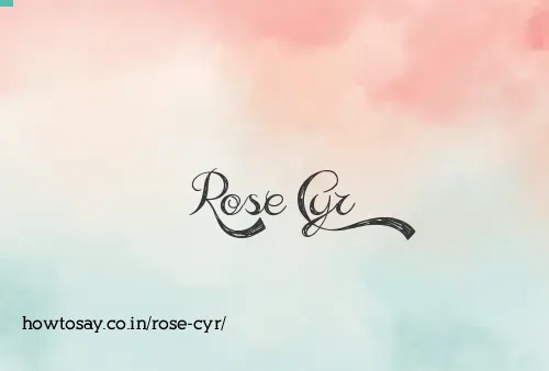 Rose Cyr