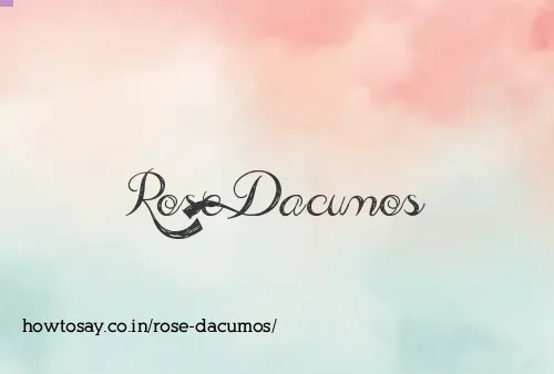 Rose Dacumos