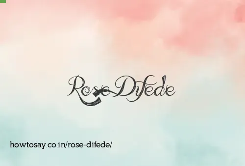 Rose Difede