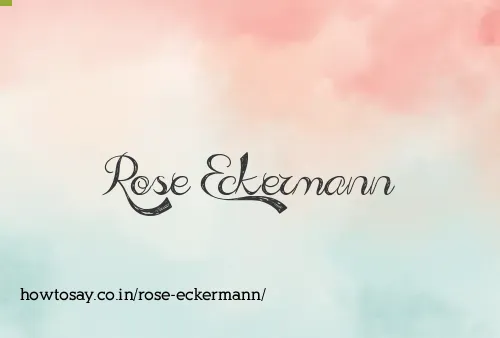 Rose Eckermann