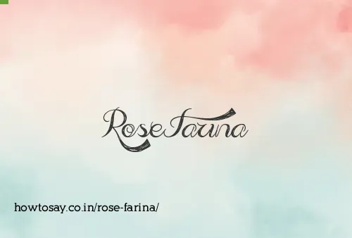 Rose Farina