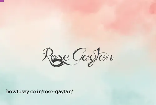 Rose Gaytan