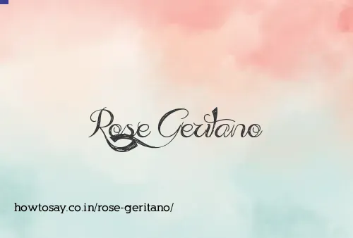 Rose Geritano