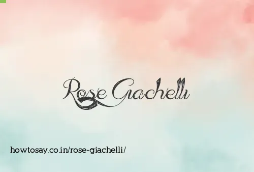 Rose Giachelli