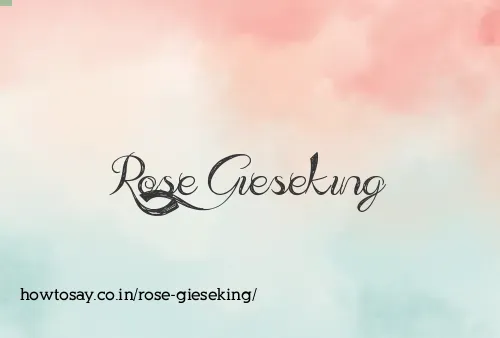 Rose Gieseking