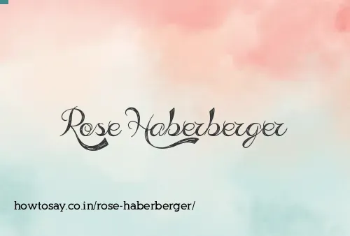 Rose Haberberger