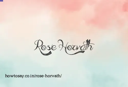 Rose Horvath
