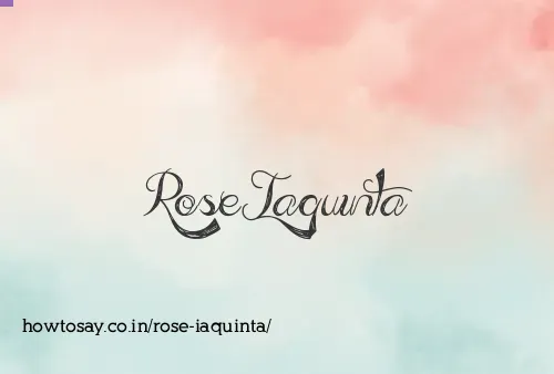 Rose Iaquinta
