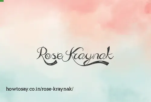 Rose Kraynak