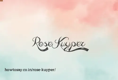 Rose Kuyper