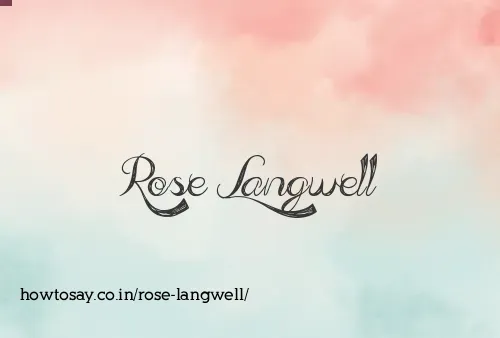 Rose Langwell