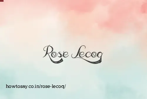 Rose Lecoq