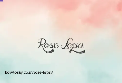 Rose Lepri