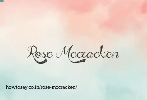 Rose Mccracken