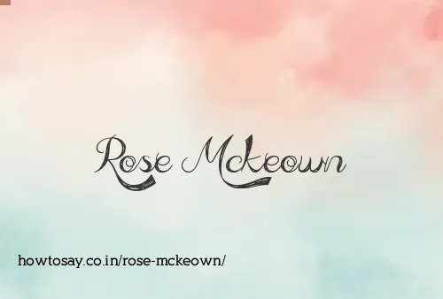 Rose Mckeown