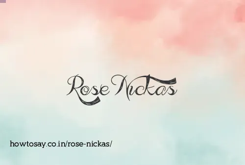 Rose Nickas