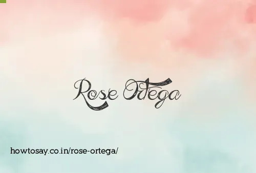 Rose Ortega