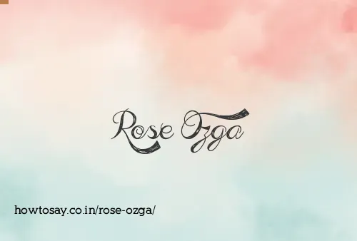 Rose Ozga