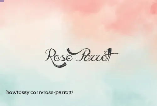 Rose Parrott