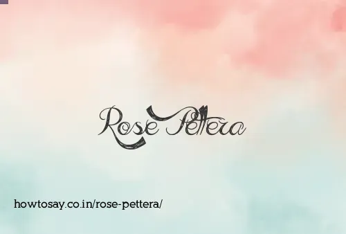 Rose Pettera