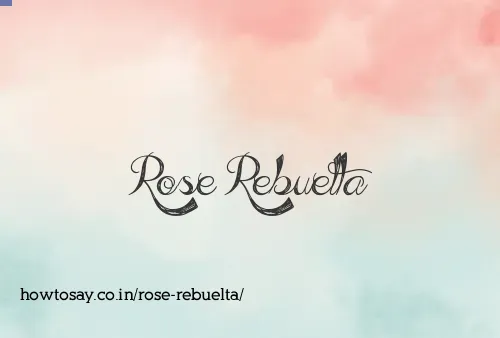 Rose Rebuelta