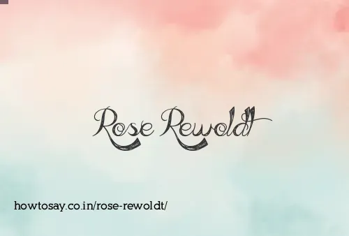 Rose Rewoldt
