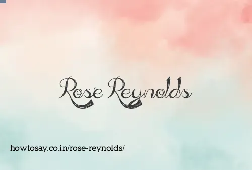 Rose Reynolds