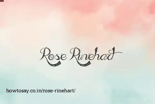 Rose Rinehart