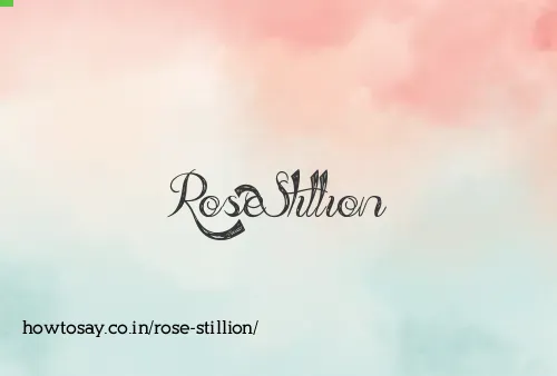 Rose Stillion