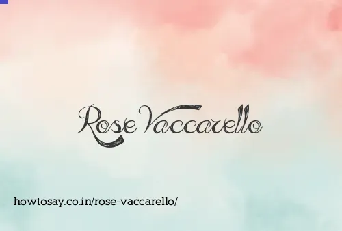 Rose Vaccarello