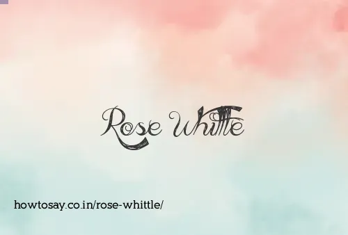 Rose Whittle