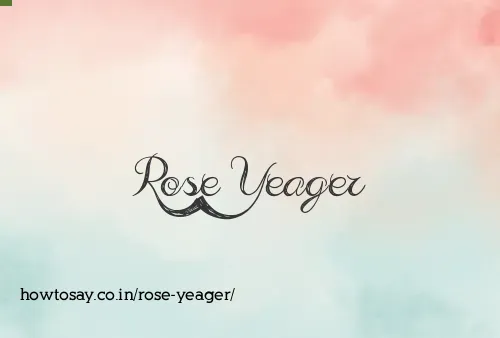 Rose Yeager