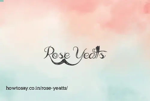 Rose Yeatts