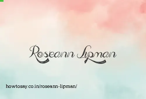 Roseann Lipman