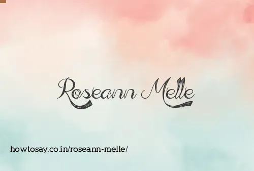 Roseann Melle