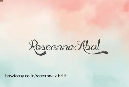 Roseanna Abril
