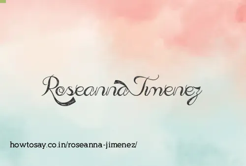 Roseanna Jimenez
