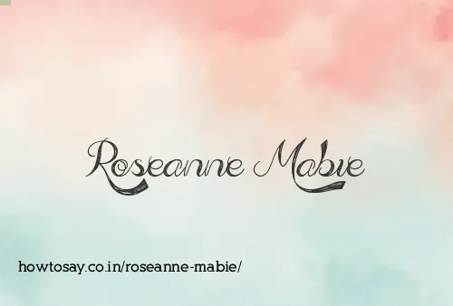 Roseanne Mabie