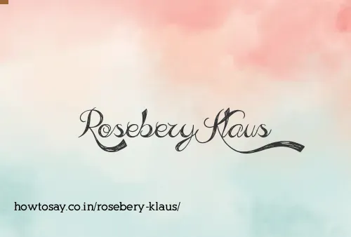 Rosebery Klaus