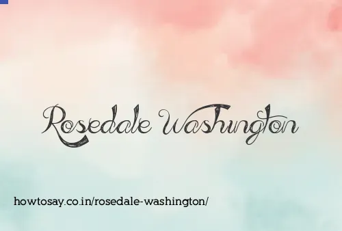 Rosedale Washington