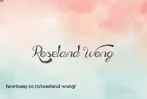 Roseland Wong