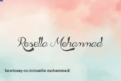 Rosella Mohammad