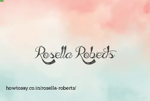 Rosella Roberts