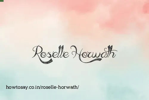 Roselle Horwath