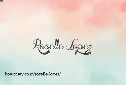 Roselle Lopez