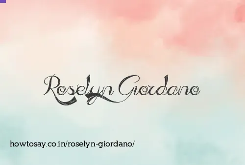 Roselyn Giordano