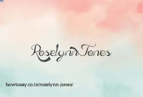 Roselynn Jones