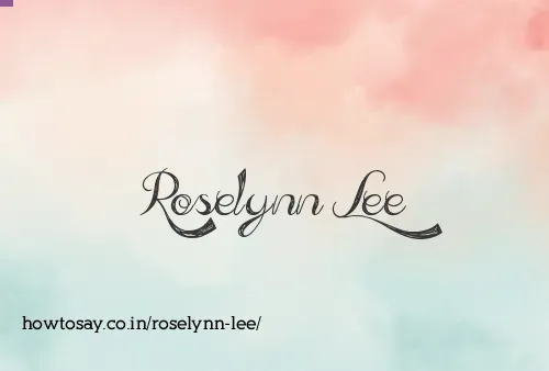 Roselynn Lee