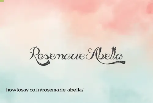 Rosemarie Abella