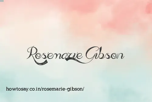 Rosemarie Gibson